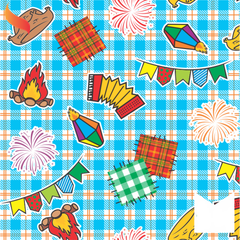 TNT Estampado para Festa Junina - Grupo Cad's